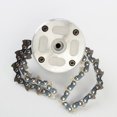 thumbnail image 3 of Yeacher Trimmer Head with Coil Chain Cutter Blade Outdoor Lawn Mower Head Steel Trimmer Head Eater Tool for Straight Shafts Lawn Mower Replacement, 3 of 8