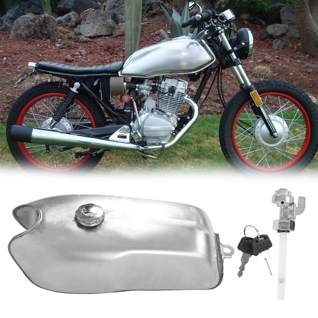 Tanque De Gasolina Para Motocicleta, Reemplazo De Dureza Del Tanque De Gasolina Para Motocicleta De Hierro Para Cg125 Cg125s Cg250 Para Coffee Rider