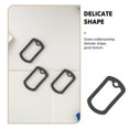 thumbnail image 3 of IDEANATEGRATE 10Ud Silicona Para Placas De Identificación Militar Protector Silenciador Negro, 3 of 8