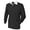 Black, variant on Front Row Mens Long Sleeve Sports Rugby Shirt