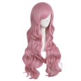 thumbnail image 2 of LinYooLi 28 Pouces/70 cm Perruque Synthétique Cheveux Longs Bouclés (Brun Blond Mélangé), 2 of 4