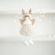 thumbnail image 3 of Hanging Ornaments 2 Pieces Love & Snowflake Angels Christmas Decorations Tree Pendant Creative Gifts (Love & Snowflake Angel), 3 of 5