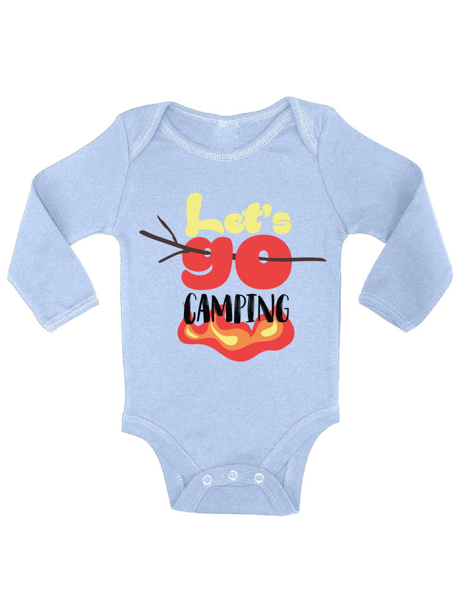 Awkward Styles Camping Baby Bodysuit Long Sleeve Cute Baby Shower Gifts