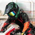 thumbnail image 6 of Oryxearth Motocross Dirt Bike Helmet, Off-Road Motorcycle & ATV Helmet with Goggles Gloves, Green, L, 6 of 8