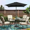 thumbnail image 2 of Mainstays Outdoor 5' Black Square Market Patio Umbrella, Push-Up Only Function, 2 of 6