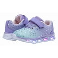 thumbnail image 4 of NEWMALL Toddle Girls Led Shoes Flashing Light Up Sneakers (6 Toddler,Lilac), 4 of 7