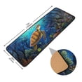 thumbnail image 2 of Turtles Corals Waterweed Runner Rug Ares Rug Non-Slip Laundry Rug 72×24 inch Soft Washable for Bedroom Bathroom Kitchen Living Room, 2 of 6