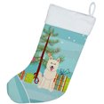 thumbnail image 2 of Carolines Treasures BB4170CS Merry Christmas Tree White German Shepherd Christmas Stocking, 2 of 2
