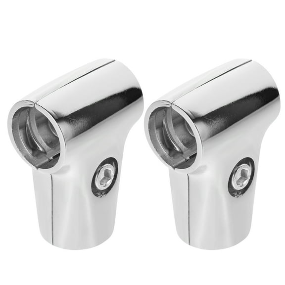 2pcs Stainless Steel Clothes Rack Connectors for Rod Assembly