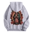 thumbnail image 6 of YUEHUA Unisex Virgin Mary Hoodie Love Printed Fashion Sport Hip Hop Hoodie Sweatshirt Pocket Jacket Pullover Tops, 6 of 7