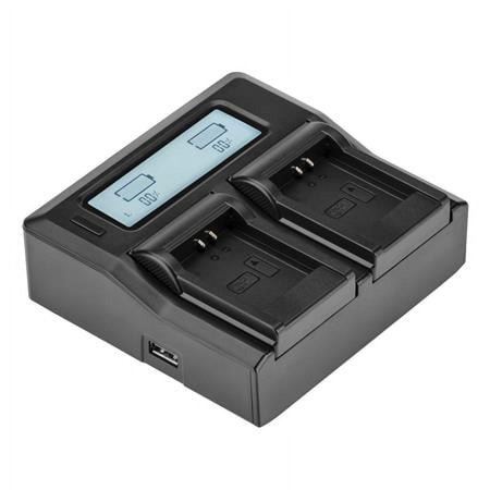 UPC: 0993276369516 | Dual Smart Charger with LCD Screen for Canon NB-11L