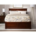 thumbnail image 2 of Leo & Lacey Madison Full Wood Platform Bed and Storage Drawers in Walnut, 2 of 10