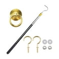 thumbnail image 1 of Kit completo de desplegable de escalera, barra de extensión de gancho desplegable para ático de hasta 64,6 pulgadas, 1 of 8