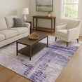 thumbnail image 7 of Addison Rugs Mayfield Premium Machine Washable Transitional Stripes Lavender Rectangle Rug, 10' x 14', 7 of 7