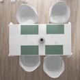thumbnail image 3 of Ambesonne Turquoise Place Mats Set of 4, Striped Chevron Leaves, Standard Size, Multicolor, 3 of 4