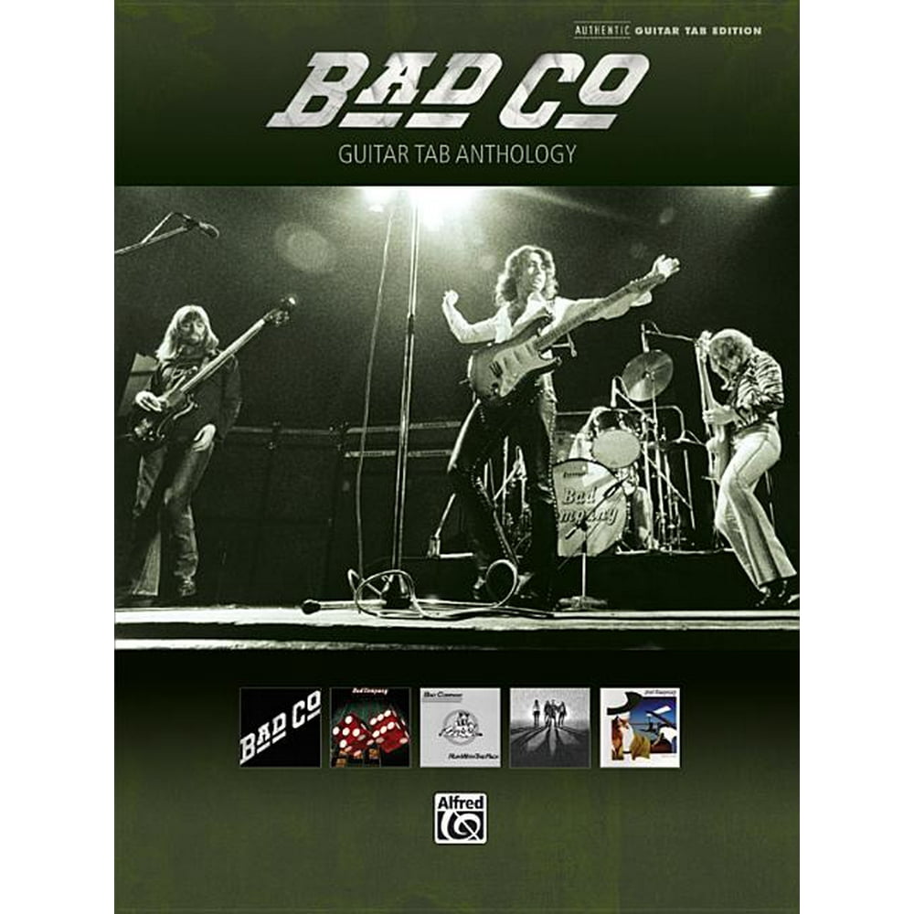 Authentic GuitarTab Editions Bad Company Guitar Tab Anthology