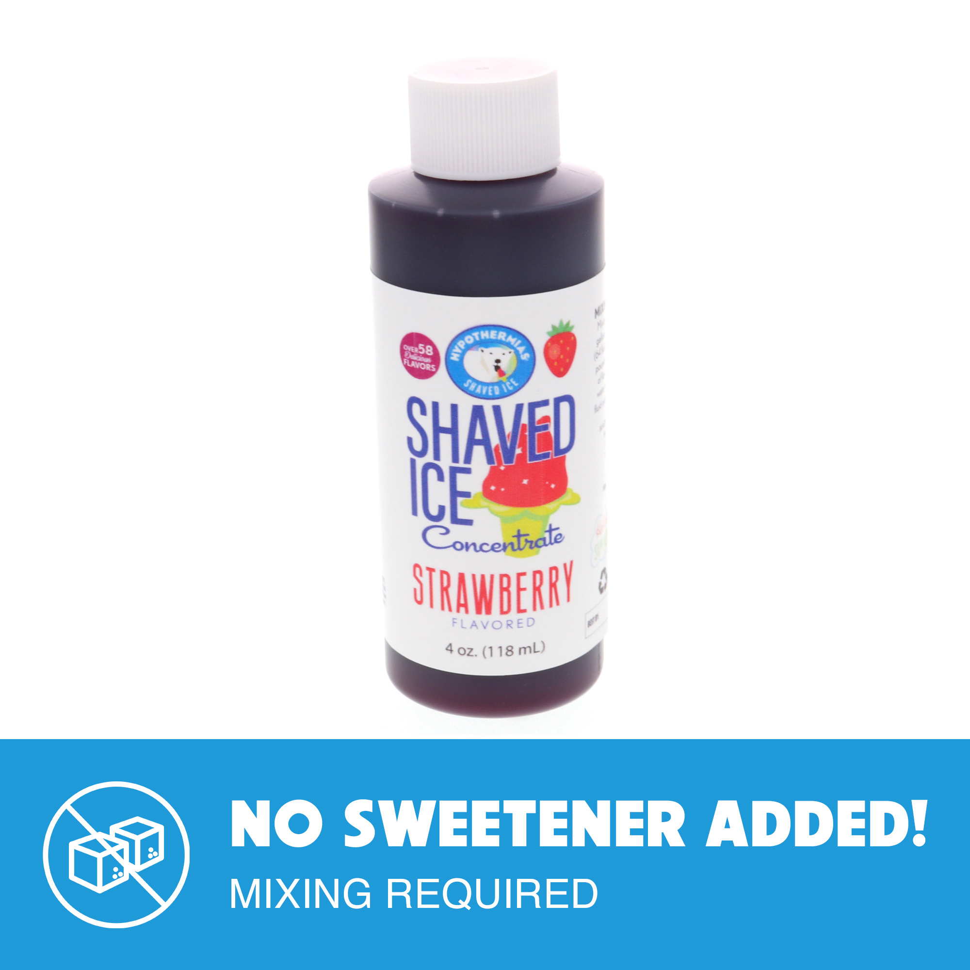 Hypothermias Root Beer Flavor Syrup Concentrate For Snow Cones & Shaved Ice (Unsweetened)