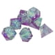 thumbnail image 2 of Juego de dados de 7 piezas Juego de dados de colores rodantes de resina poliedro con número para juego de mesa Verde, 2 of 9
