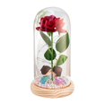thumbnail image 2 of Regalos de flores de rosas Macarena Luz de mesa Rosa Artificial, 2 of 8