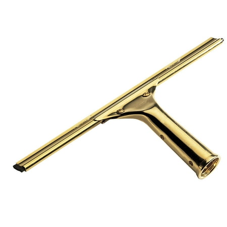 Master Brass Squeegee - 10018 Solid Brass Window Squeegee, 18-Inch, 18-inch Brass Squeegee professional quality By Ettore