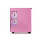 Thermaltake View 170 TG ARGB Bubble Pink Micro Chassis - Micro Tower - Bubble Pink - Tempered Glass, SPCC - 3 x Bay - 3 ? 120mm Fan(s) Installed - Micro ATX, Mini ITX Motherboard Supported - 2 x Fa...
