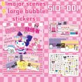 thumbnail image 1 of Sanrio New Creative Sticker Book Kawaii Quiet Book Bubble Scene Sticker Book Girls Handmade Gift Toys FGS, 1 of 5