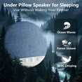 thumbnail image 6 of Pillow Speaker for Sleeping, Bluetooth Under Pillow Speaker with White Noise & Sleep Timer, Ultra-Thin Bed Speaker for Side Sleepers, 48H Battery Life for Adult Kids, 6 of 8
