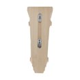 thumbnail image 5 of American Pro Decor 5APD10492 Large Plain Wood Corbel, 5 of 6