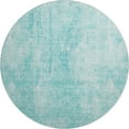 thumbnail image 2 of Addison Rugs Mayfield Washable Transitional Abstract Teal Round Rug, 8' x 8', 2 of 5