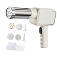 thumbnail image 3 of Máquina eléctrica para hacer pasta, máquina eléctrica para hacer fideos, prensa de pasta portátil de mano Blanco, 3 of 9