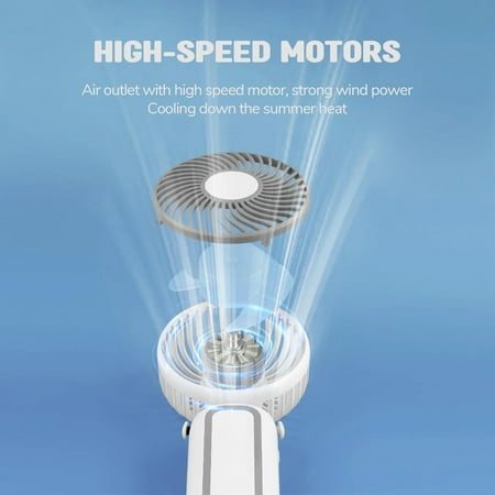 

Fans That Blow Cold Air Large Room New Handheld Mini Hanging Rope Small Fan With USB Charging Foldable And Portable High Wind Neck Hanging Fan Father s Day gifts for Dormitory