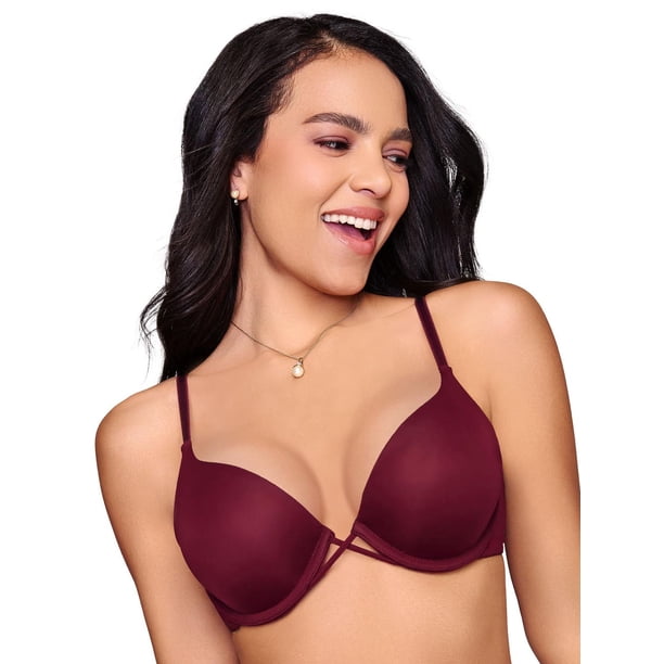 Bra demi Push Up Ilusión 7278 rojo 36B
