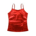 thumbnail image 4 of iEFiEL Kids Girls Sparkly Sequined Dance Top with Front Liner,Sizes 6-16 Red 12, 4 of 7