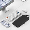 thumbnail image 6 of Geekria Slim Keyboards Carrying Case, Compatible with Logitech MX Mechanical Mini, MelGeek O2, Flow Lite 84 / LOFREE Flow84, IQUNIX MQ80, 84 keys Hard Shell Travel bag (Dark Grey), 6 of 6