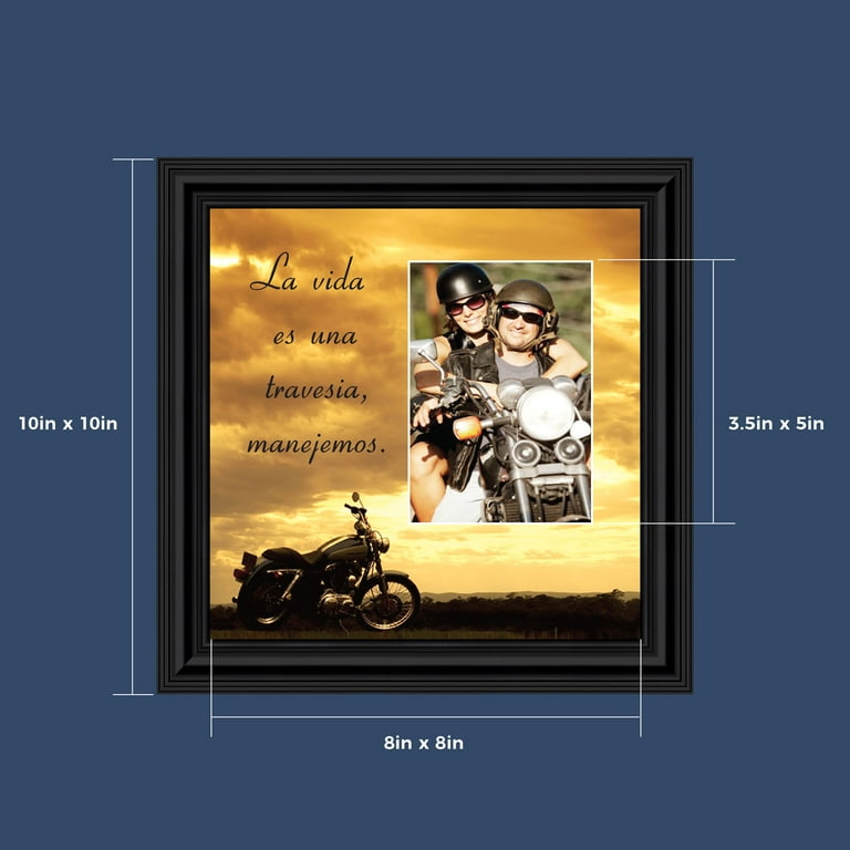 Motorcycle, Harley Davidson Personalized Picture Frame, Lets Ride Sky Personalized Picture, 9750B