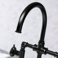 thumbnail image 5 of Kingston Brass Fuller Bridge Kitchen Faucet Matte Black, 5 of 5