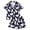 A-Black70, variant on JAJAHO Halloween Girls Pajamas Button Front Top And Shorts Set Short Sleeve Kids 2 Piece Pj Set, Sizes 4-7T