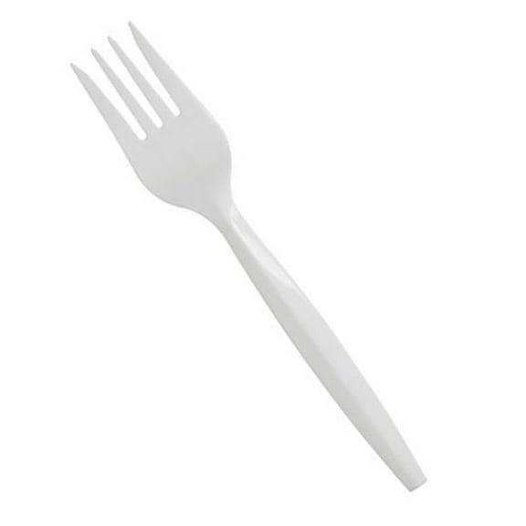 Dixie SSF21P SmartStock Cutlery Fork Refill, 5.8" Length, Polypropylene, White (Pack of 960)