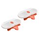 thumbnail image 5 of Disco de torsión para cintura, entrenador abdominal resistente y multiusos para fitness en interiores. Naranja, 5 of 9