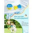 thumbnail image 3 of Pet Teether Cooling , Freezable Teething Toy for Puppies, Bone and Ball Shape Freeze Interactive Toys in Summer, Cooling Frozen Dog Treat Training Tools for Small and Medium Dogs, 3 of 7