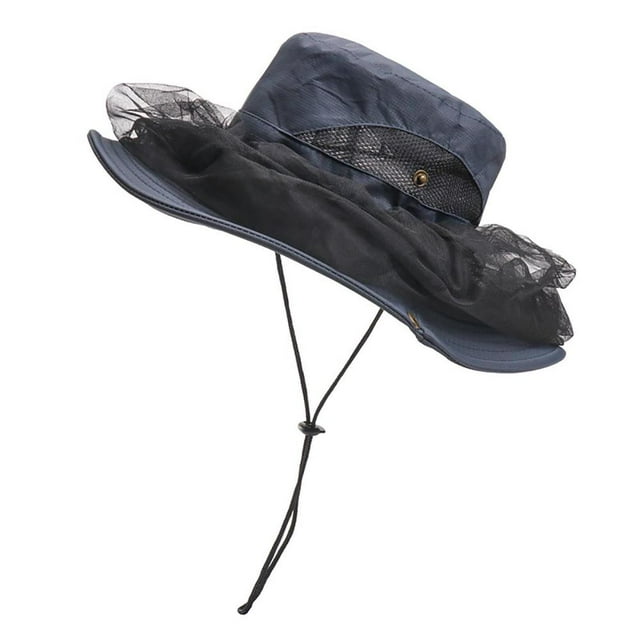 Feltree Chapeau de Pêcheur Multifonctionnel avec Protection Solaire contre les Moustiques et les Insectes, Séchage Rapide