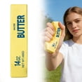 thumbnail image 1 of 1PC Slow Rising Squishing Butter Stick, Sticky Butter Sticks Squeeze Toys, Realistic Food Squishies Fidget Toys for Decompression Anxiety Relaxation, 1 of 8