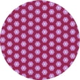 thumbnail image 1 of Ahgly Company Machine Washable Indoor Round Transitional Orchid Purple Area Rugs, 5' Round, 1 of 7