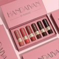 thumbnail image 4 of 6PCS Velvet Matte Lipstick Set Highly Pigmented Long Lasting Non Drying Silky, 4 of 5