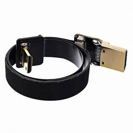 Xiwai CYFPV 90 Degree Down Angled FPV Mini HDMI Male to HDMI Male FPC Flat Cable 20cm for FPV HDTV Multicopter Aerial Photography