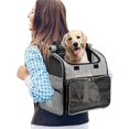 thumbnail image 1 of Mochila para perro/gato, portador de mascotas portátil con bolsa de viaje versátil plegable y transpirable kaili Sencillez, 1 of 2