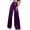Purple, variant on lulshou Wide Leg Pants Woman, Sequin Women's Fashion Elegant High Waist Wide Leg Pants Trousers Flare Trousers Zipper Pants Fashion Versatile Casual Pants