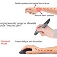 thumbnail image 4 of Wireless Optical Pocket Pen Mouse, 2.4GHZ USB Wireless Optical Pen Mouse 800/1200/1600 DPI Adjustable Handwriting Mini Air Mouse Mice for PC Laptop Notebook Computer Mac (Grey), 4 of 5