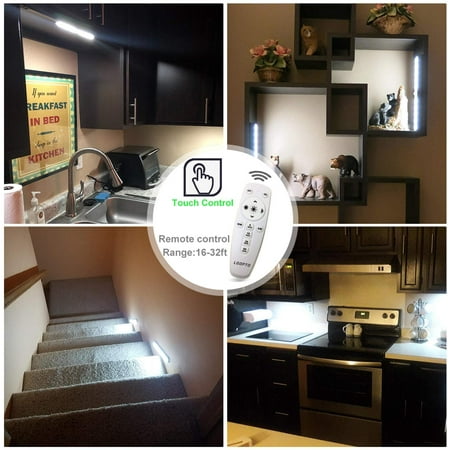 Wireless Under Cabinet Lighting 3 Pack With Remote Control Counter Led Closet Light Battery Operated Lights Strip Stick On Touch Canada Wireless Under Cabinet Lighting 3 Pack, Under Cabinet Led Tape Lighting With Remote