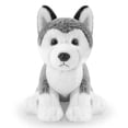 thumbnail image 4 of Realistic Husky Dog Plush Toy, Soft White Stuffed Animal Wolf Doll, Lifelike Siberian Husky Puppy for K-ids Adults, Cute Plushie for Home Decor, Valentines Day Gift, 4 of 8